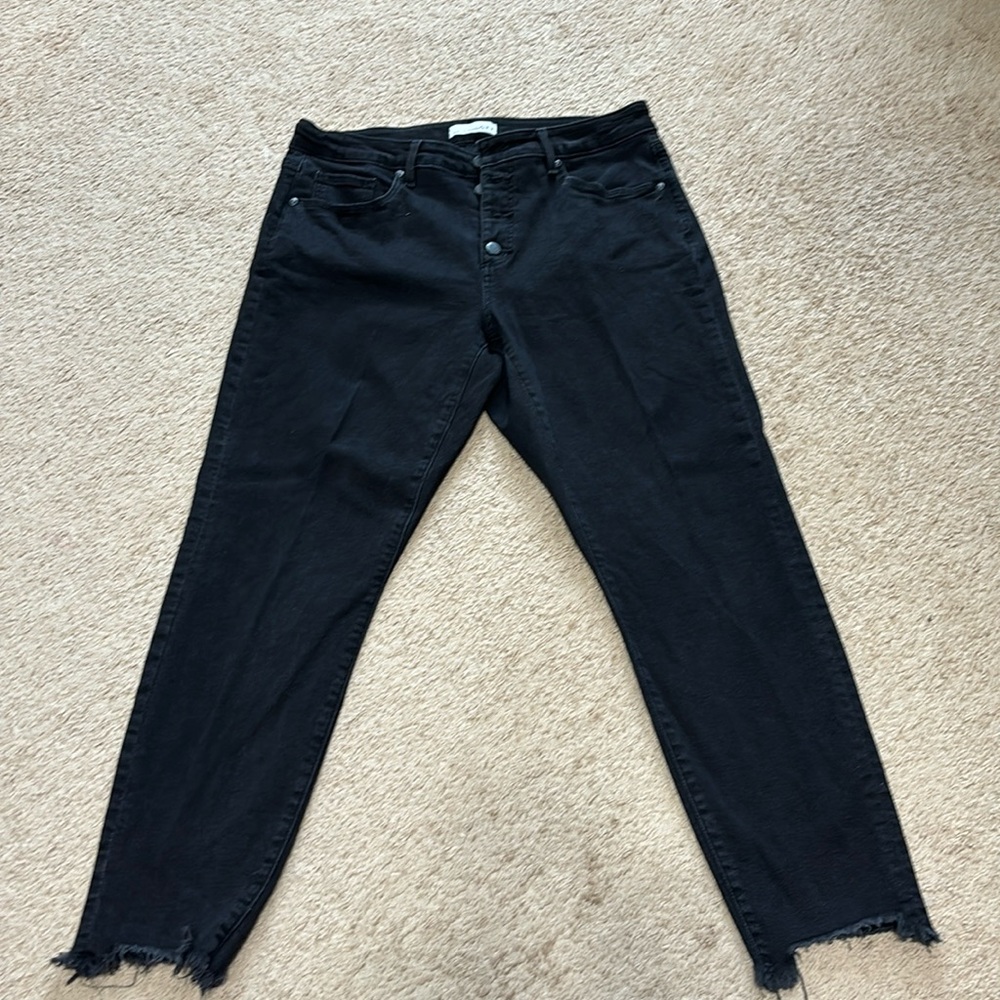 EUC Curvy Skinny Jeans with chewed hem